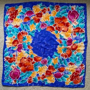 Vintage colourful Liz Claiborne scarf